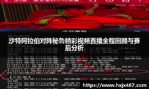 沙特阿拉伯对阵秘鲁精彩视频直播全程回顾与赛后分析